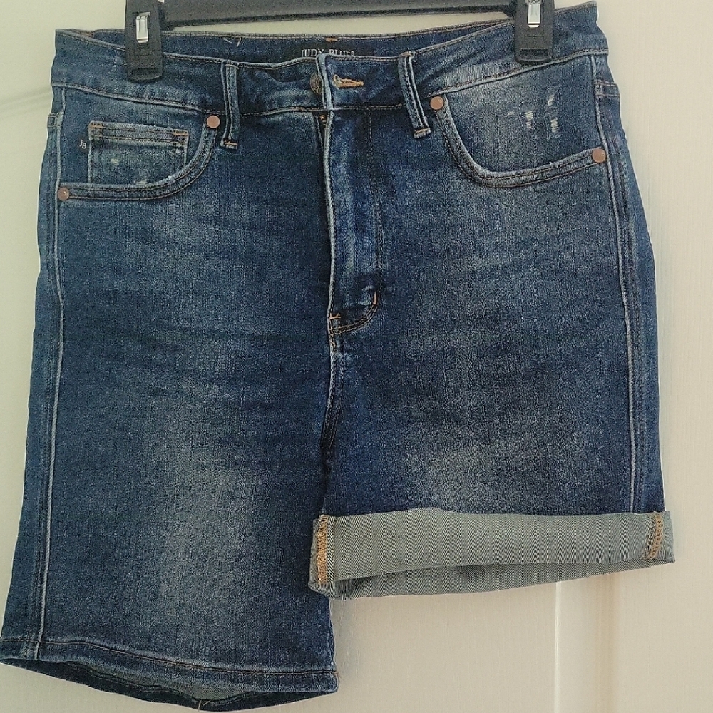 Judy Blue Dark Blue Jean Shorts